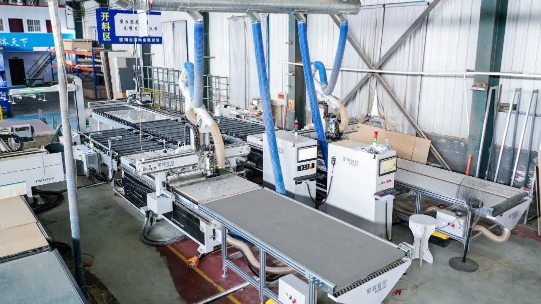 EXCITECH WOODWORKING CNC pjovimo staklių tipai.